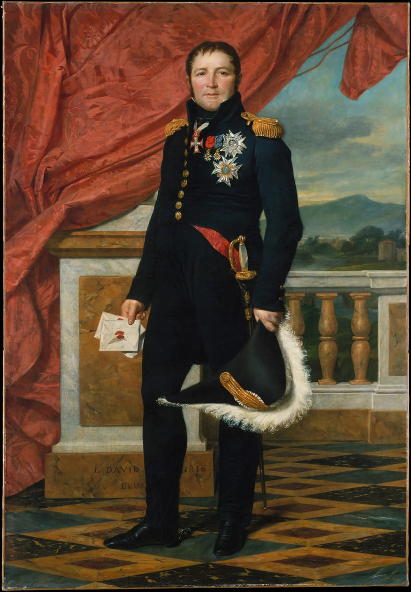Retrato del general Étienne-Maurice Gérard - Jacques-Louis David