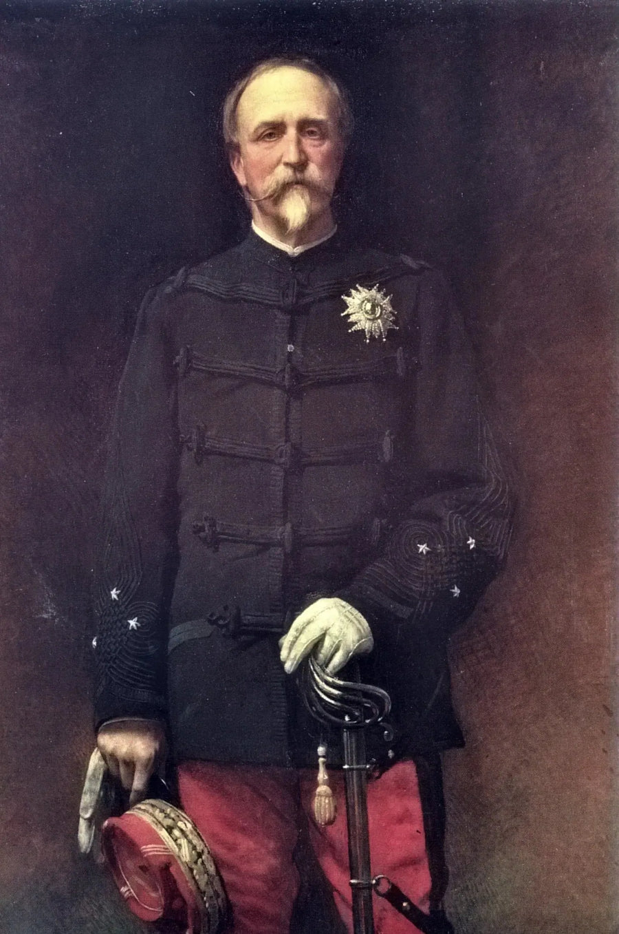 Retrato del general Henri d'Orléans, duque de Aumale (1880) - Léon Bonnat