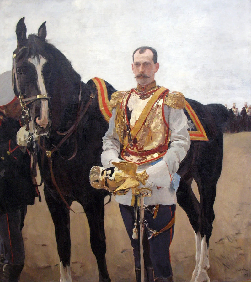 Retrato del Gran Duque Pavel Alexandrovich - Valentin Serov