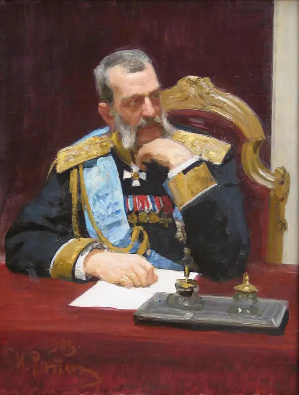 Retrato del gran duque Vladimir Alexandrovitch - Ilya Repin