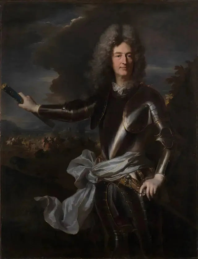 Retrato del mariscal Charles-Auguste Goyon de Matignon, conde de Gacé - Hyacinthe Rigaud