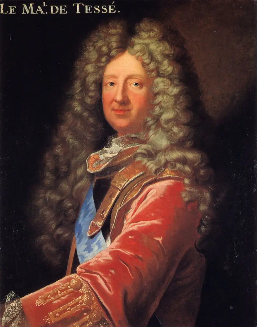 Portrait du maréchal de Tessé - Hyacinthe Rigaud image 1 tableau peint à l’huile sur toile