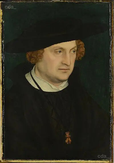 Retrato del margrave Juan de Brandeburgo-Ansbach - Lucas Cranach el Viejo