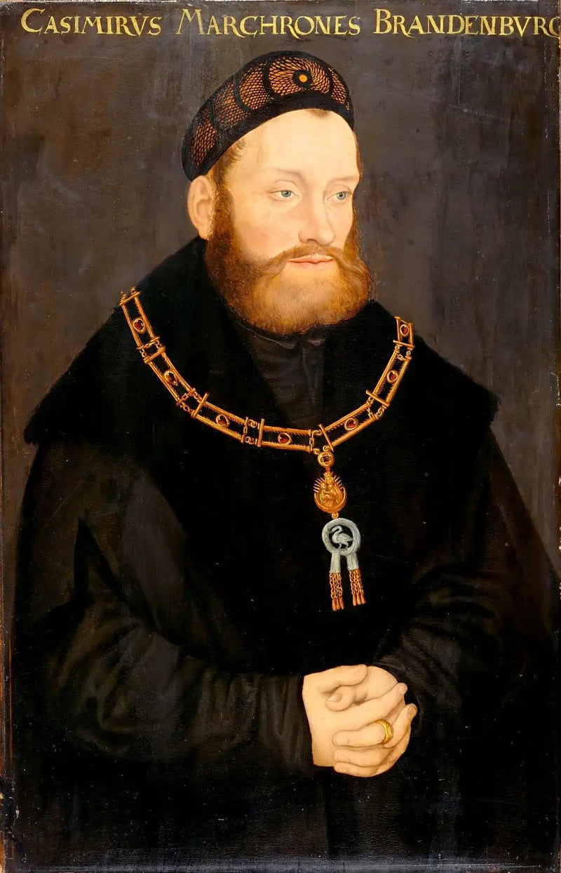 Retrato del margrave Kasimir de Brandeburgo-Kulmbach - Lucas Cranach el Viejo
