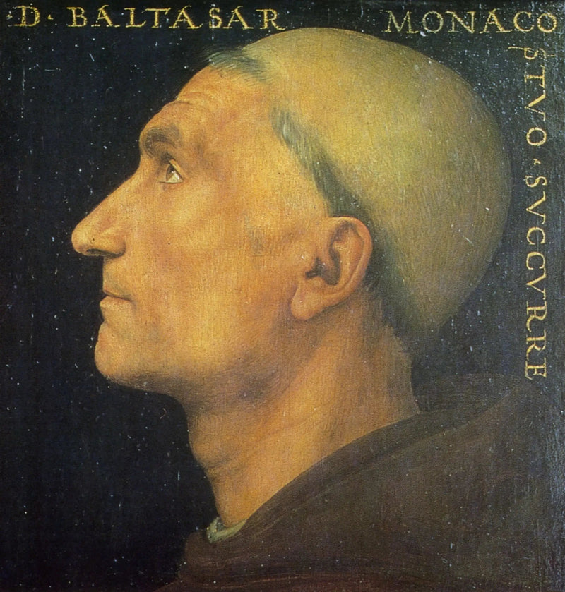 Retrato del monje Baldassarre - Pietro Perugino