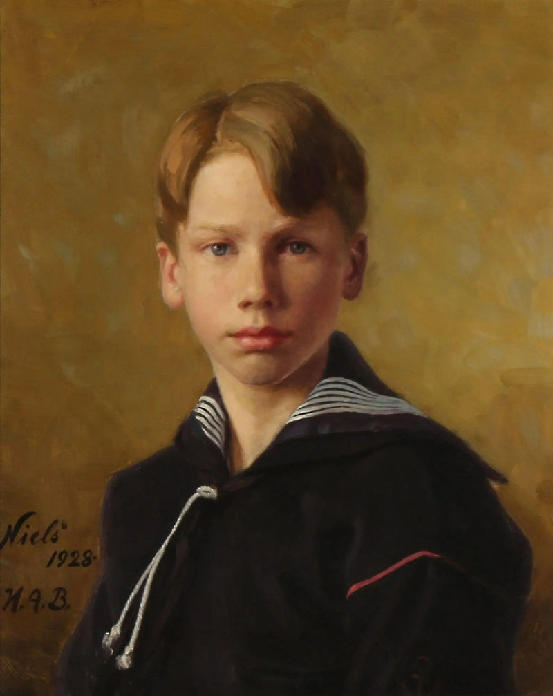 Retrato del sobrino del artista, Nils - H. A. Brendekilde