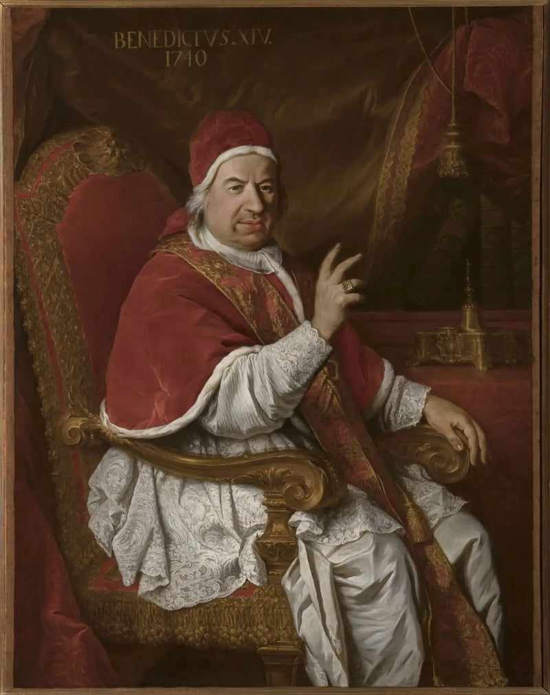 Retrato del Papa Benedicto XIV - Pierre Subleyras