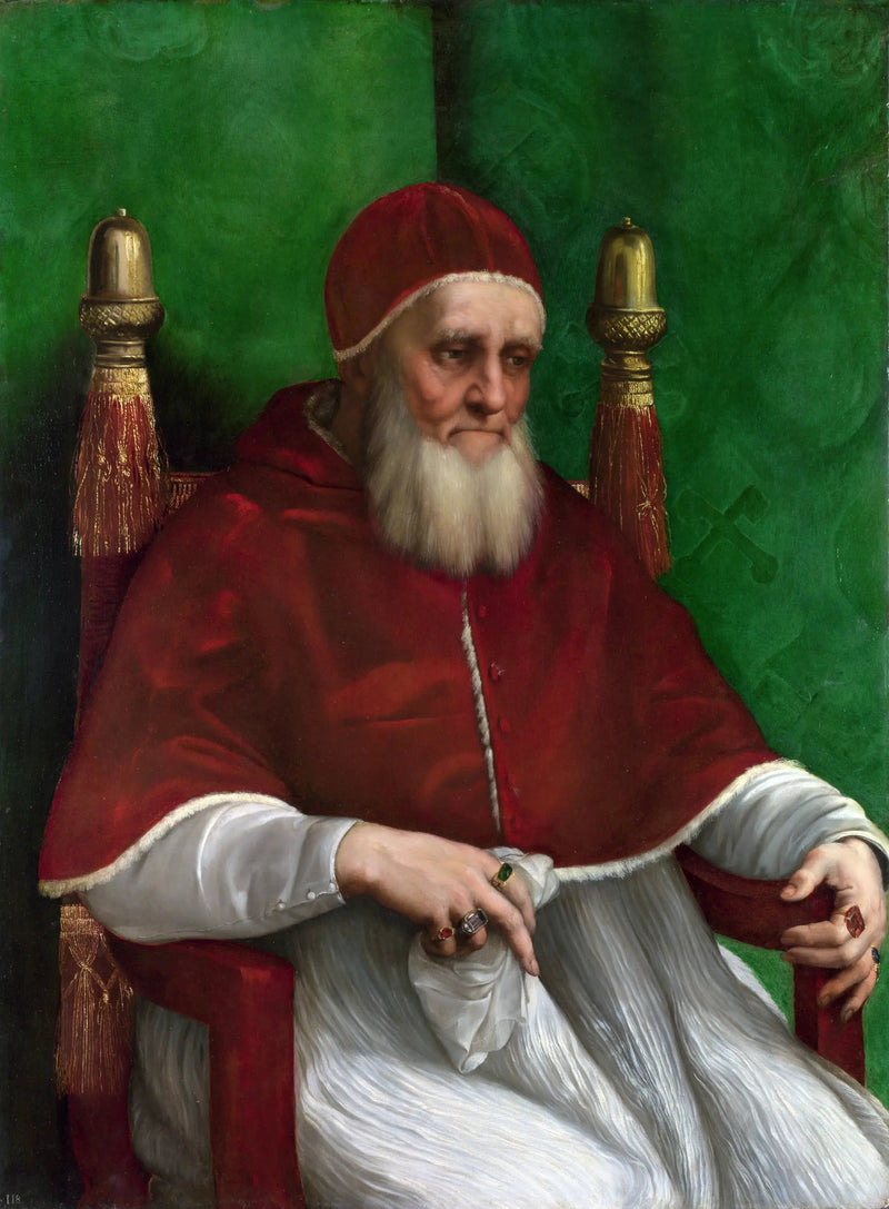 Retrato del papa Julio II - Rafael Sanzio