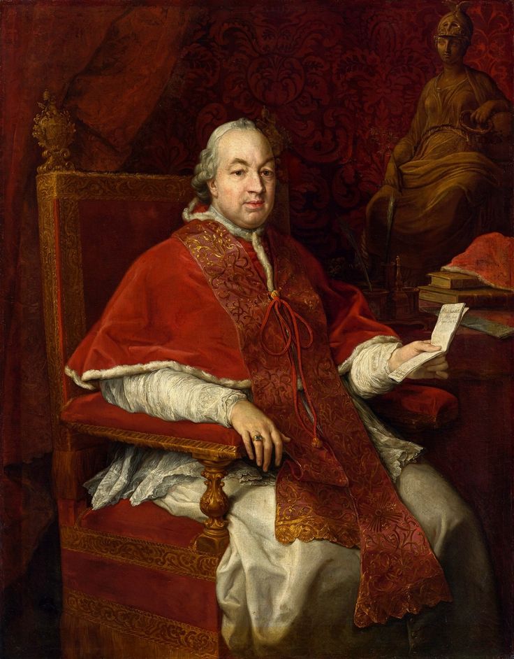 Retrato del Papa Pío VI. - Pompeo Batoni