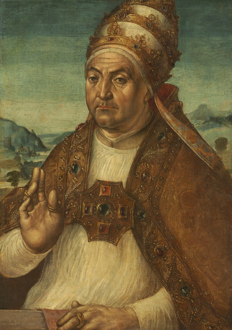 Retrato del Papa Sixto IV della Rovere - Pedro Berruguete