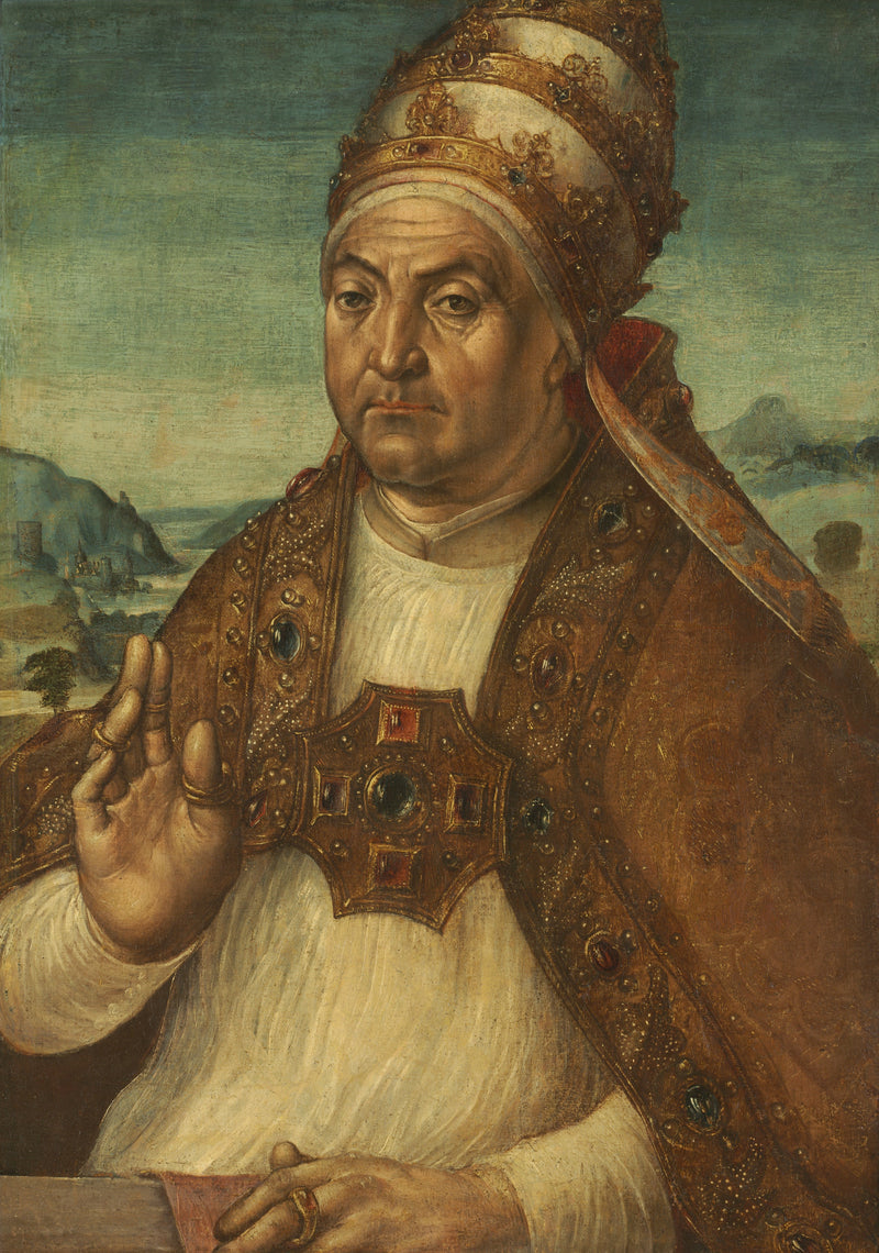 Retrato del Papa Sixto IV della Rovere - Pedro Berruguete