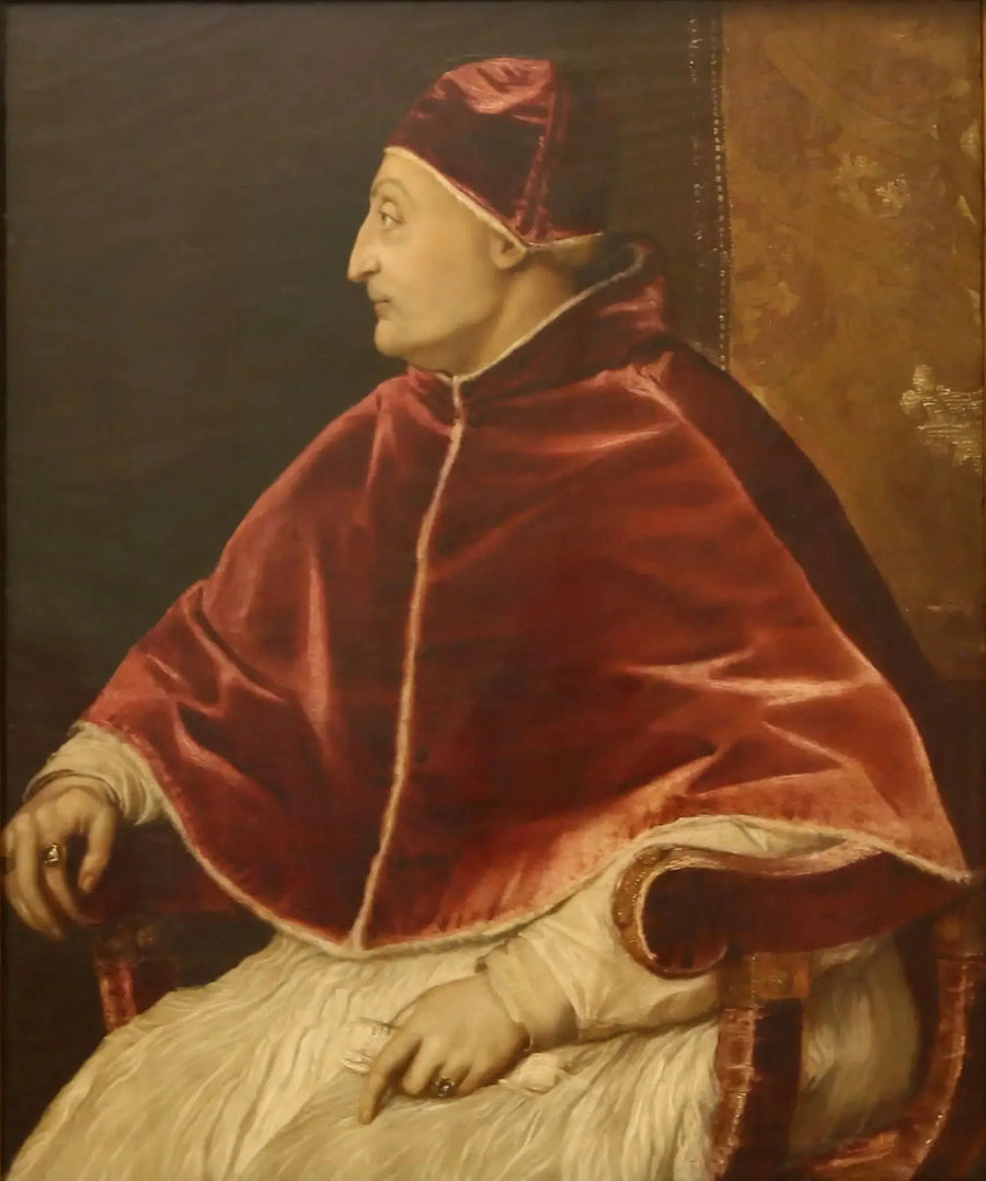 Retrato del Papa Sixto IV - Tiziano