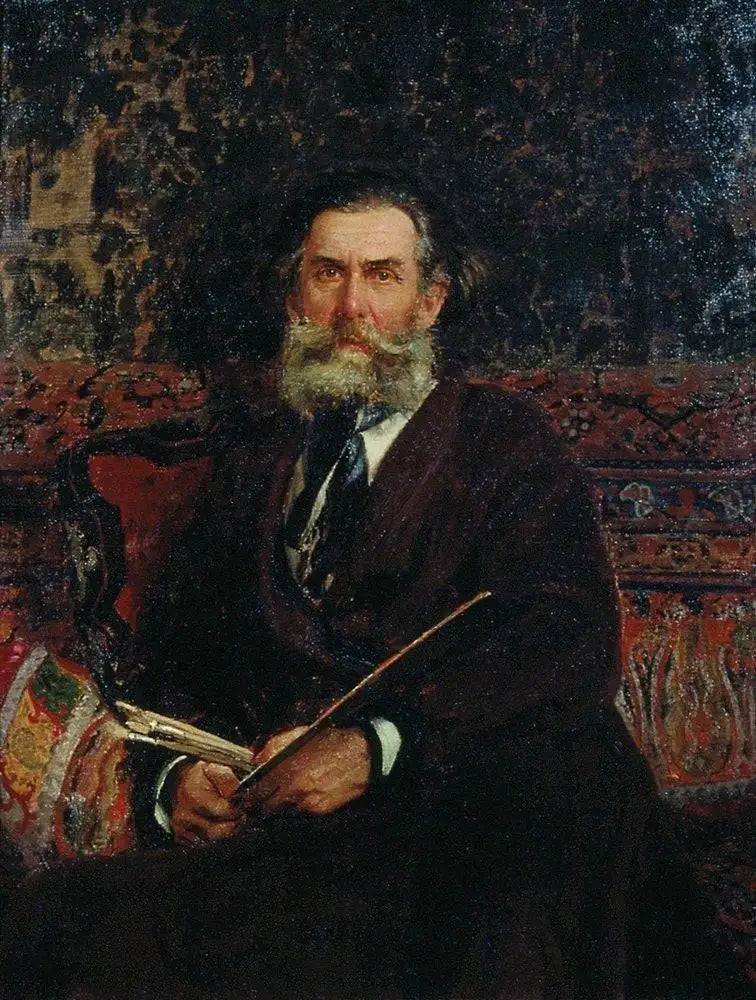 Retrato del pintor Alexei Petrovich Bogoliúbov - Ilya Repin