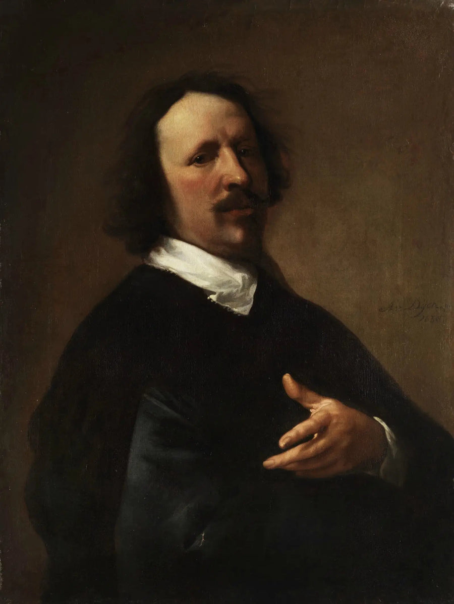Retrato del pintor Caspar de Crayer (1584 - 1669). - Antoine van Dyck