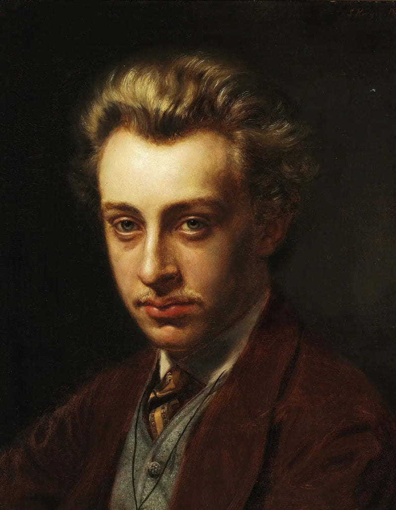 Retrato del pintor Frans Schwartz - Peder Severin Krøyer