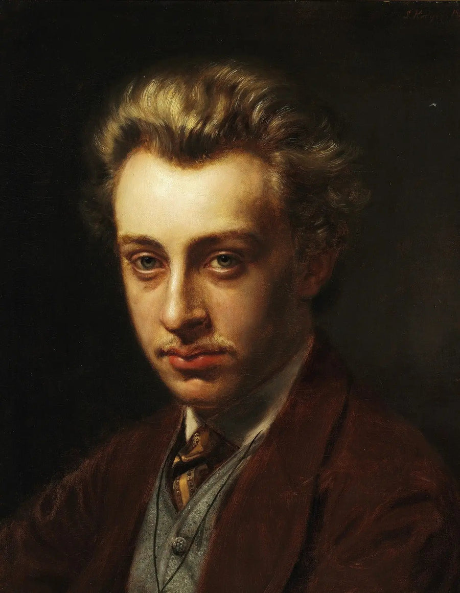 Retrato del pintor Frans Schwartz - Peder Severin Krøyer