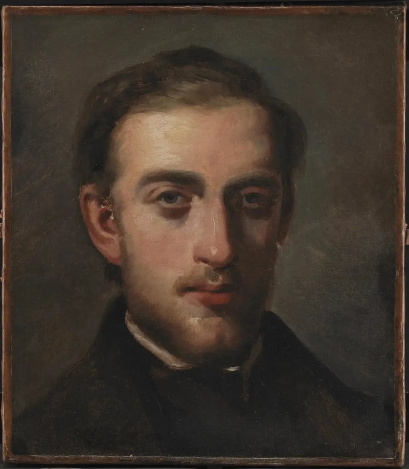 Retrato del pintor Fritz Melbye (1826-1869) - Camille Pissarro
