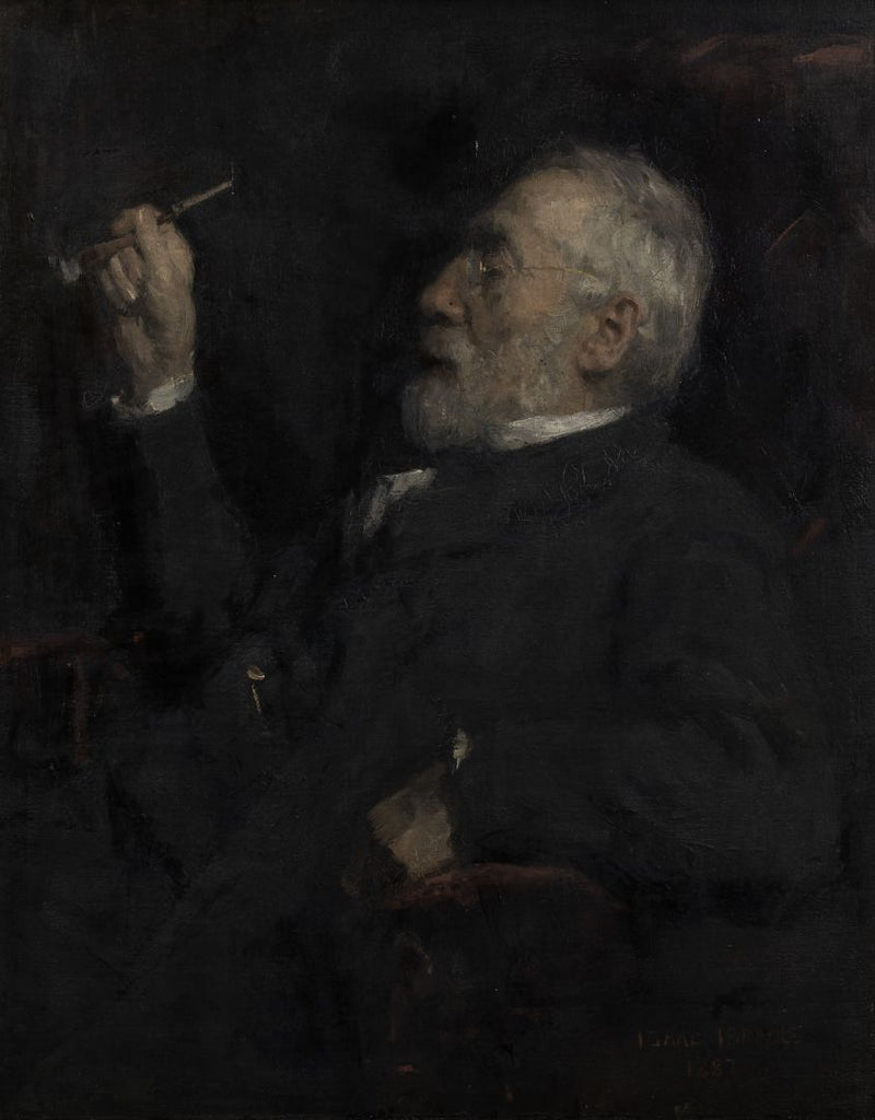 Retrato del pintor Jozef Israels (1824-1911) - Isaac Israels