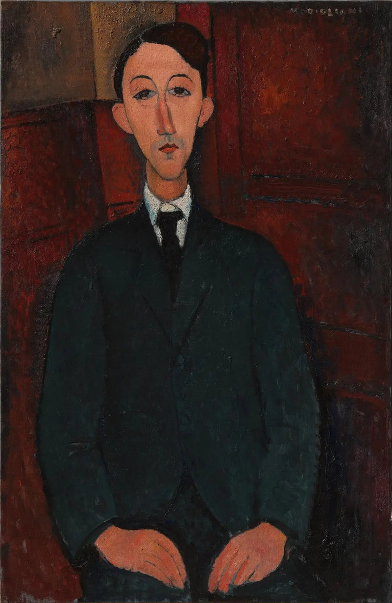 Retrato del pintor Manuel Humbert - Amedeo Modigliani