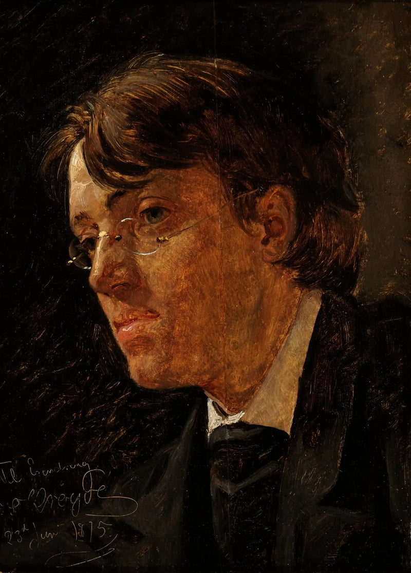 Retrato del pintor noruego Eilif Peterssen. - Peder Severin Krøyer