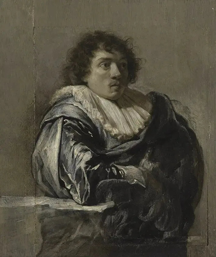Retrato del pintor Palamedesz Palamedes, gén. Stevaerts - Antoine van Dyck