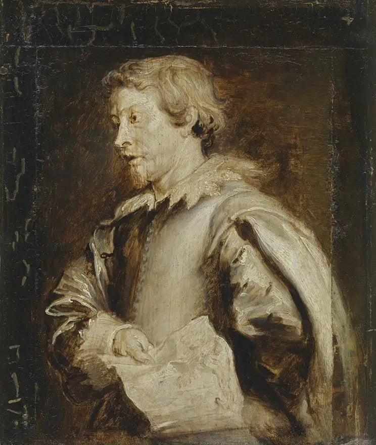 Retrato del pintor paisajista Lucas van Uden - Antoine van Dyck