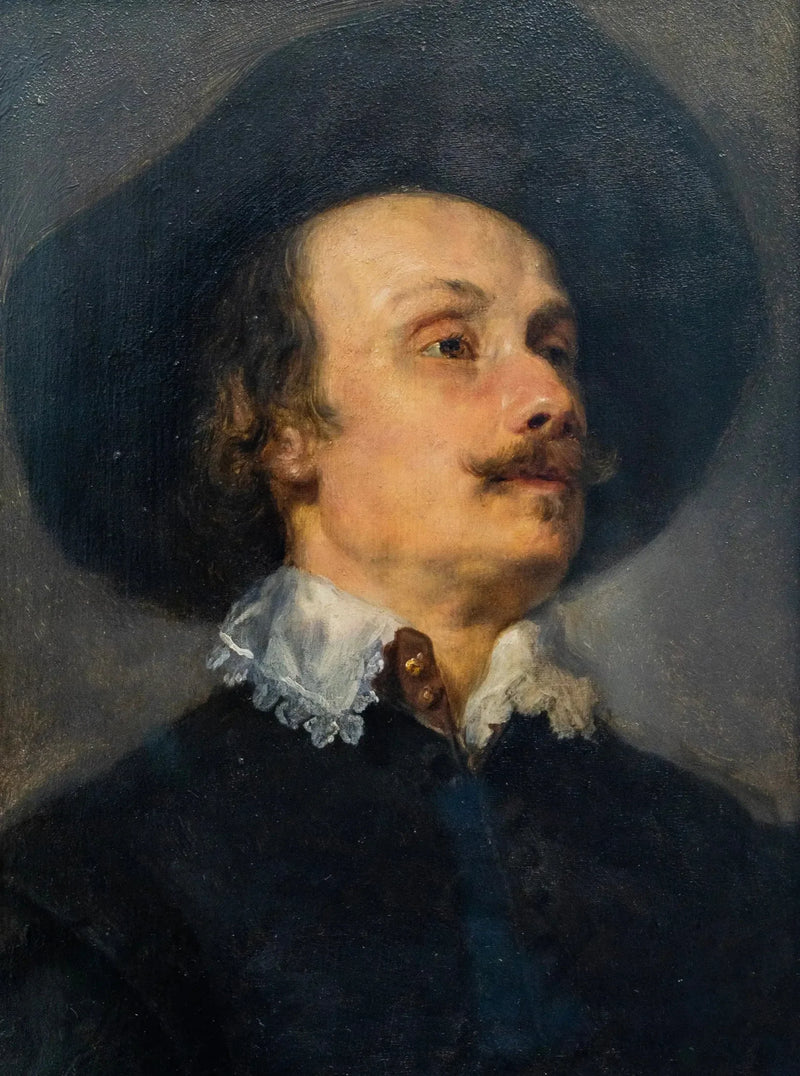 Retrato del pintor Pieter Snayers - Antoine van Dyck