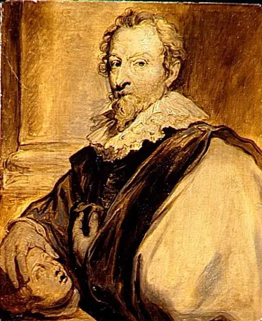 Retrato del pintor van Baelen - Antoine van Dyck