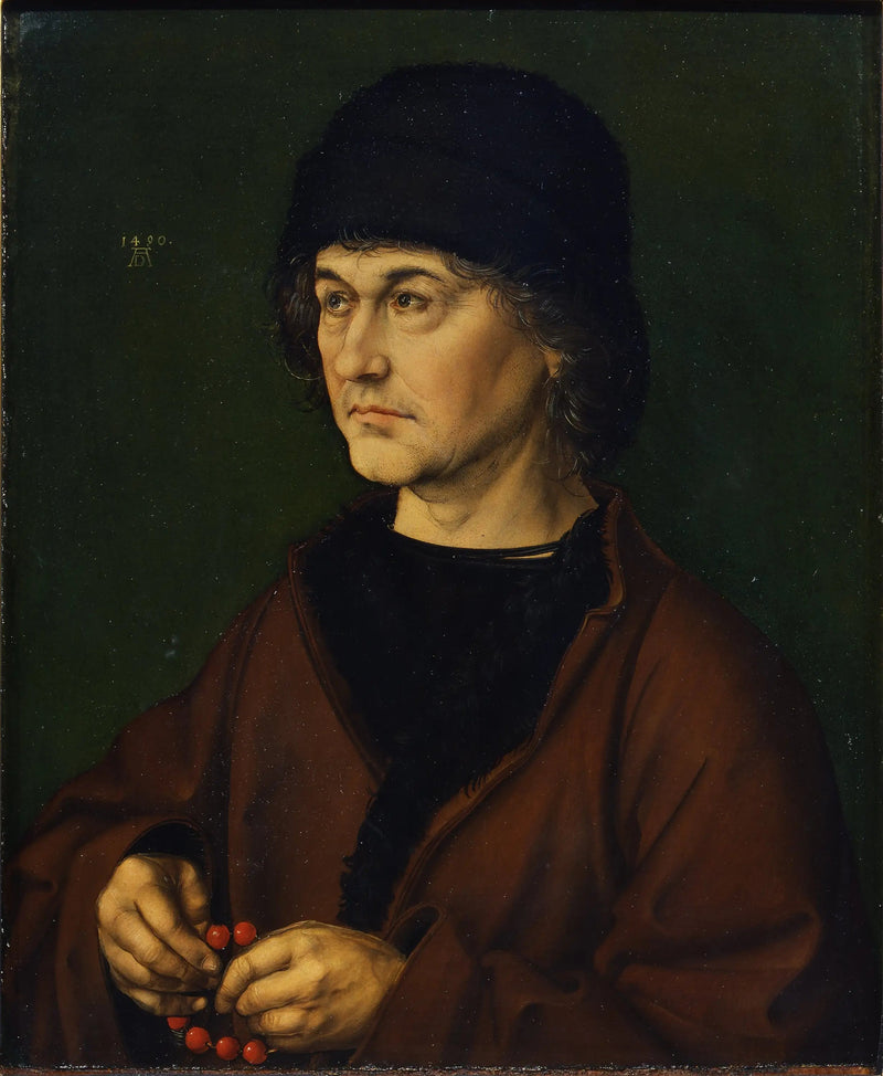 Retrato del padre del artista - Albrecht Dürer