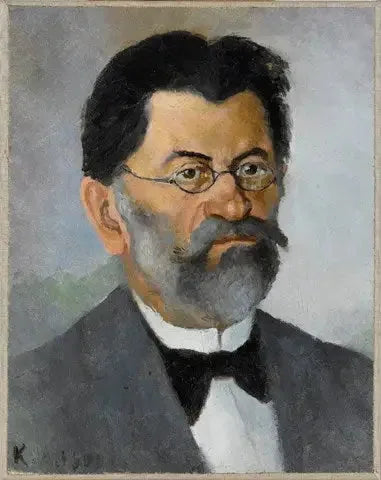 Retrato del padre del artista - Kazimir Malevich
