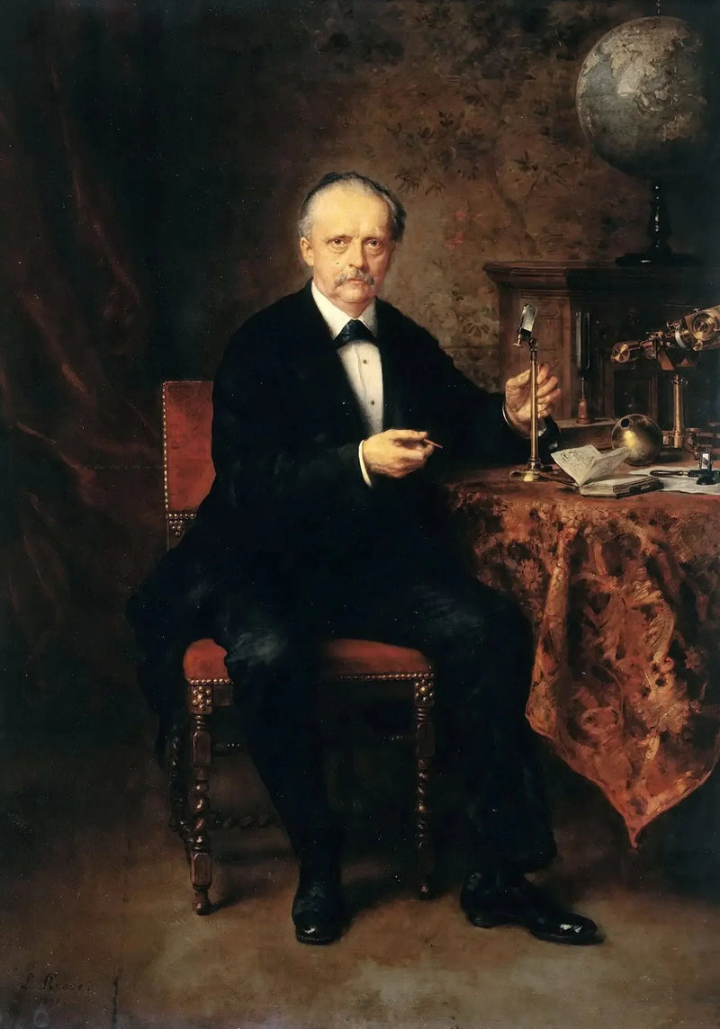 Retrato del físico Hermann von Helmholtz - Ludwig Knaus