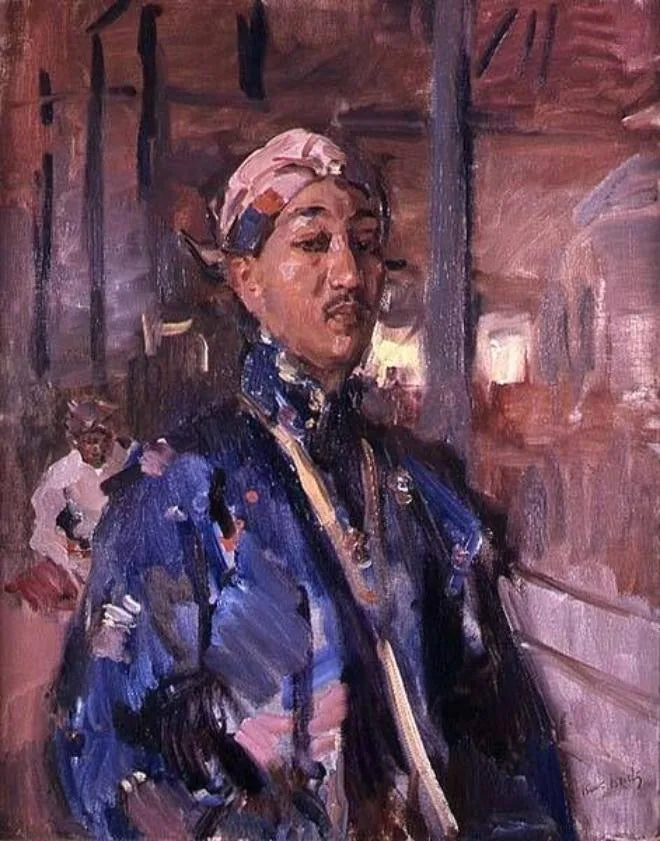 Retrato del príncipe javanés: Sultán de Pangaran Ario Praboe Mangkoenegara VI - Isaac Israel
