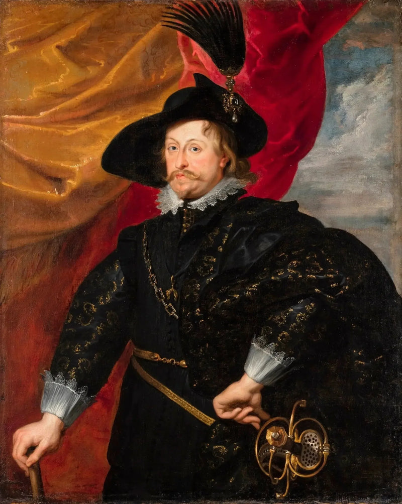 Retrato del príncipe Ladislas Vasa. - Peter Paul Rubens
