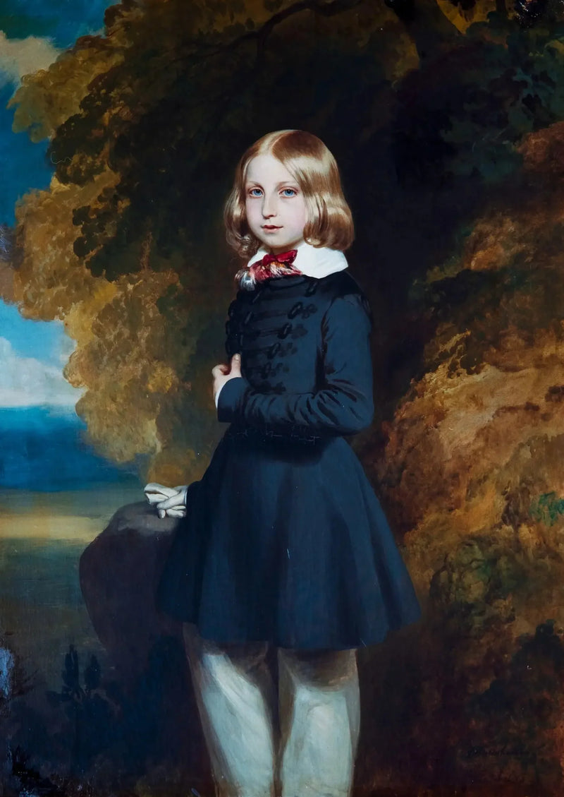 Retrato del príncipe Felipe, conde de Flandes - Franz Xaver Winterhalter