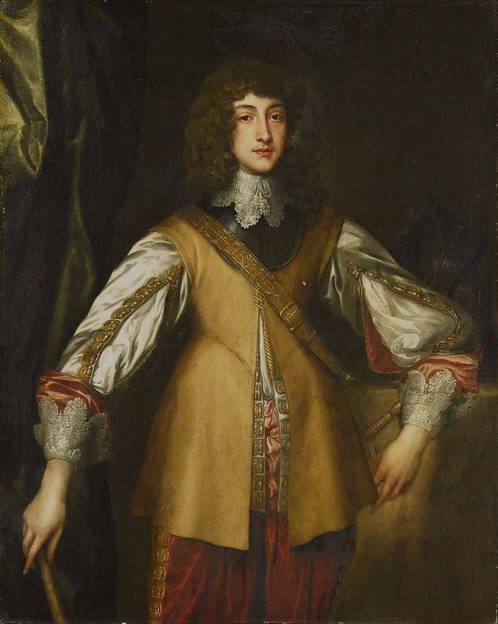 Portrait du prince Rupert (1619-1682), comte palatin du Rhin - Antoine van Dyck image 1 reproduction de peinture à l’huile