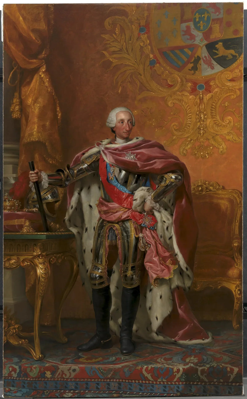 Retrato del rey Carlos III de España - Anton Raphael Mengs