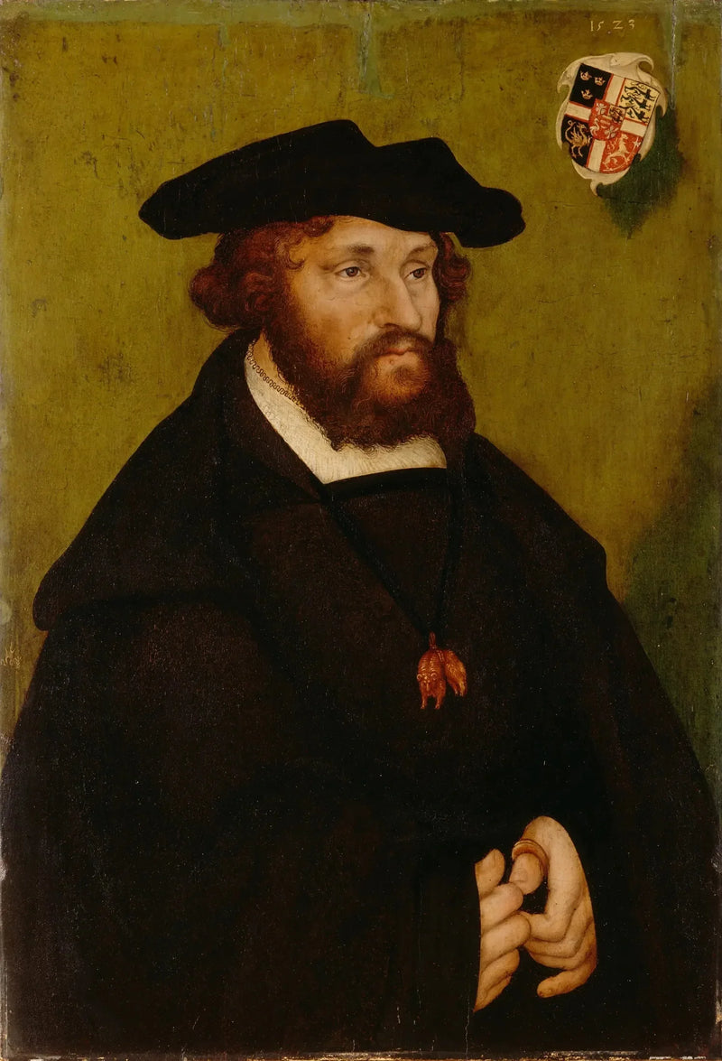 Retrato del rey Christian II de Dinamarca - Lucas Cranach el Viejo