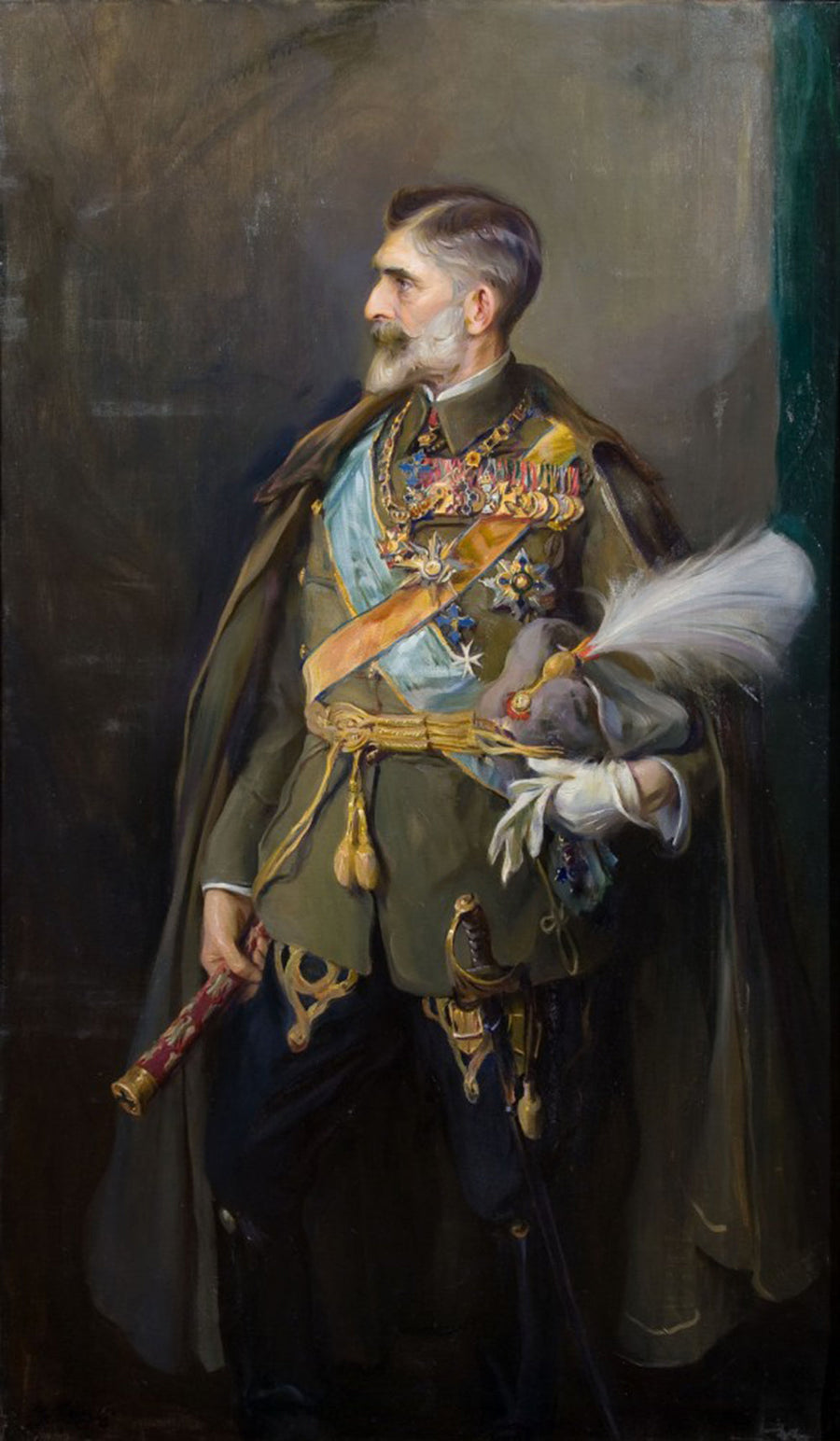 Retrato del rey Fernando I de Rumanía - Felipe de Laoszlo