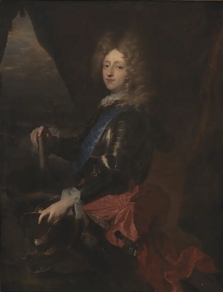 Retrato del rey Federico IV en príncipe - Hyacinthe Rigaud