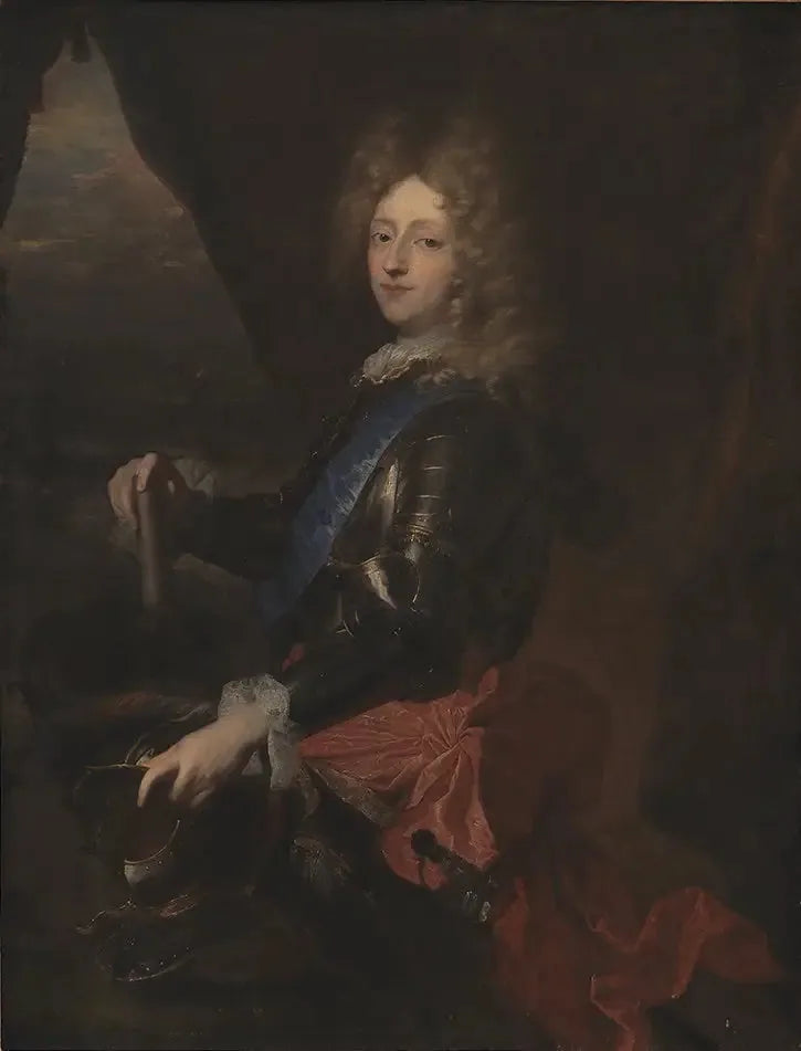 Retrato del rey Federico IV en príncipe - Hyacinthe Rigaud