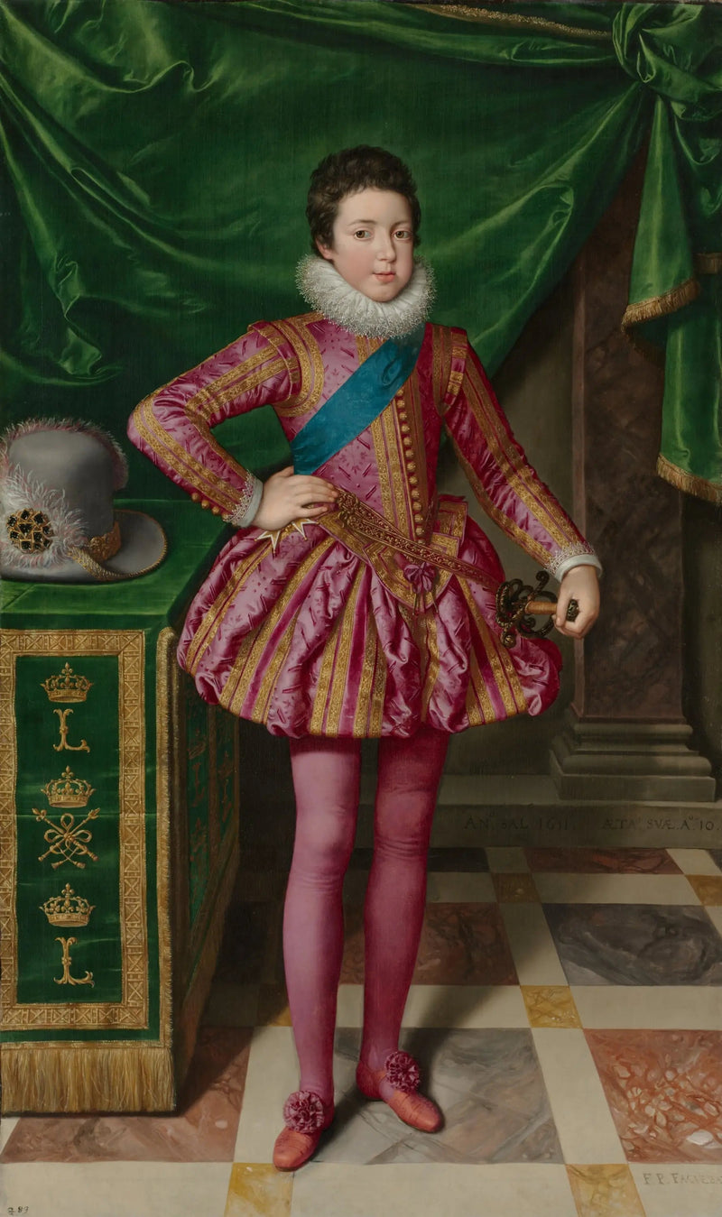 Retrato del rey Luis XIII de Francia - Frans Pourbus el Joven