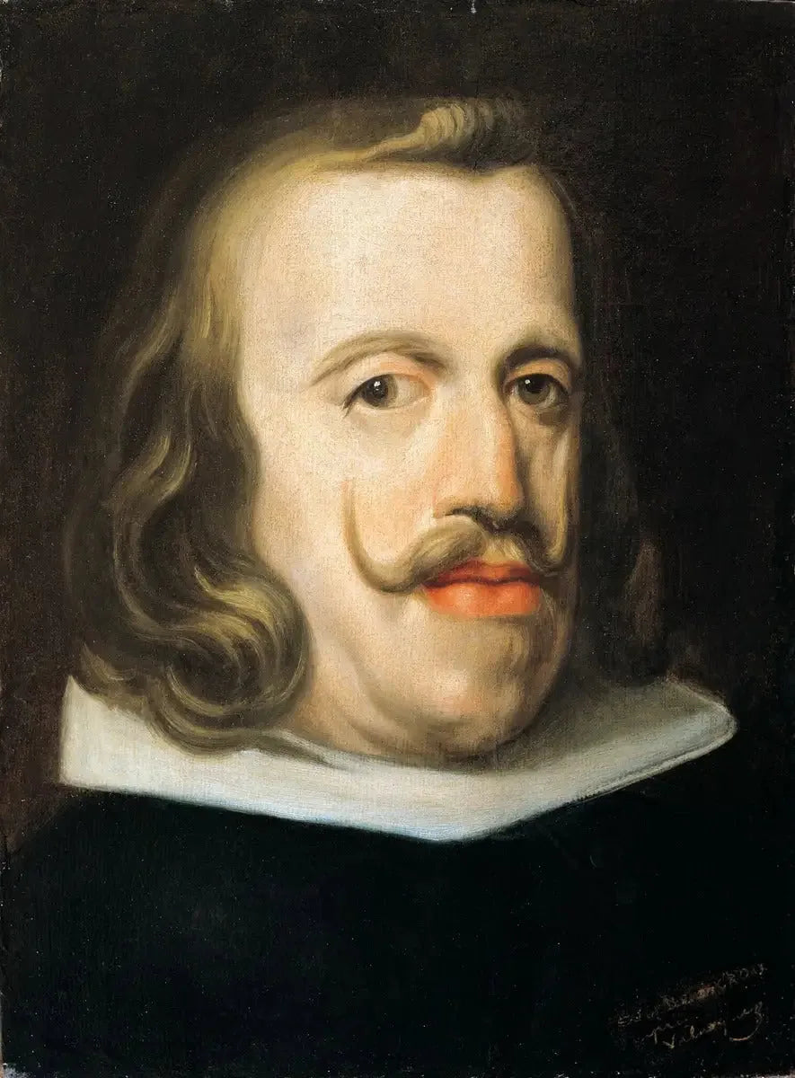 Retrato del rey Felipe IV de España - Eugène Delacroix