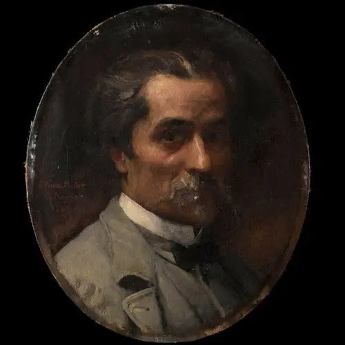 Retrato del escultor Aimé Millet - Léon Bonnat