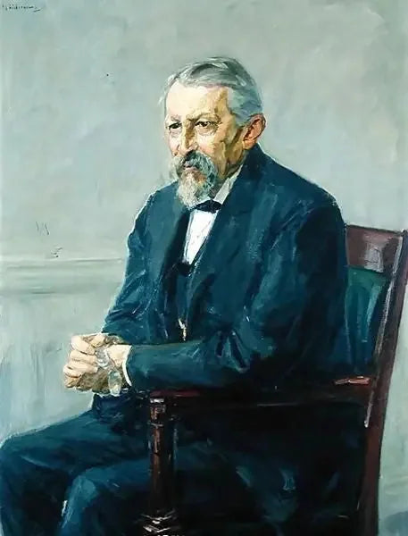 Retrato del zoólogo Hermann Strebel - Max Liebermann