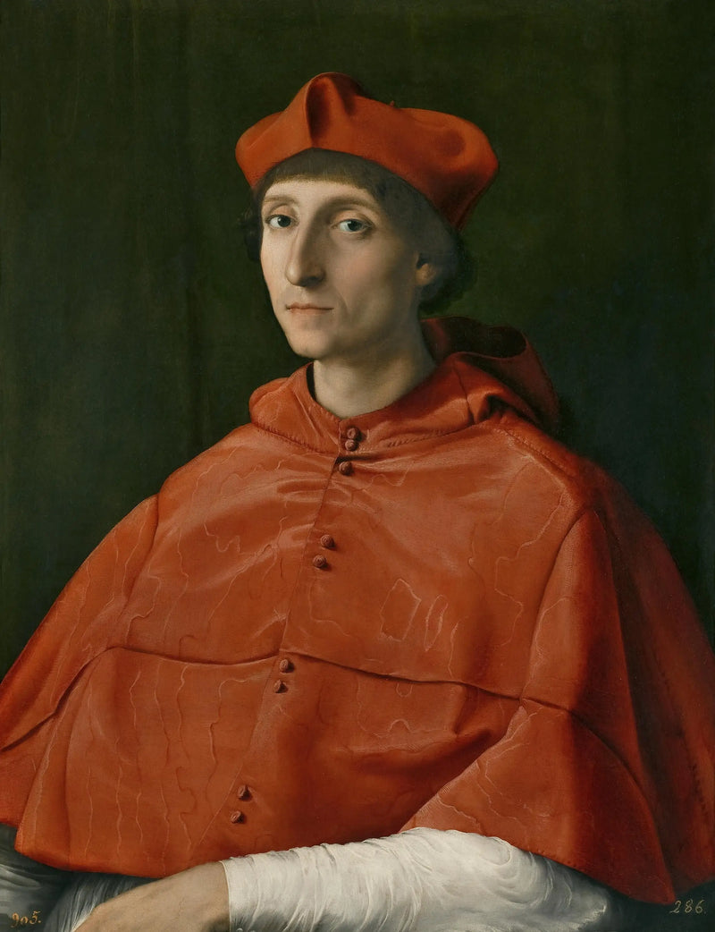 Retrato de un cardenal - Rafael Sanzio