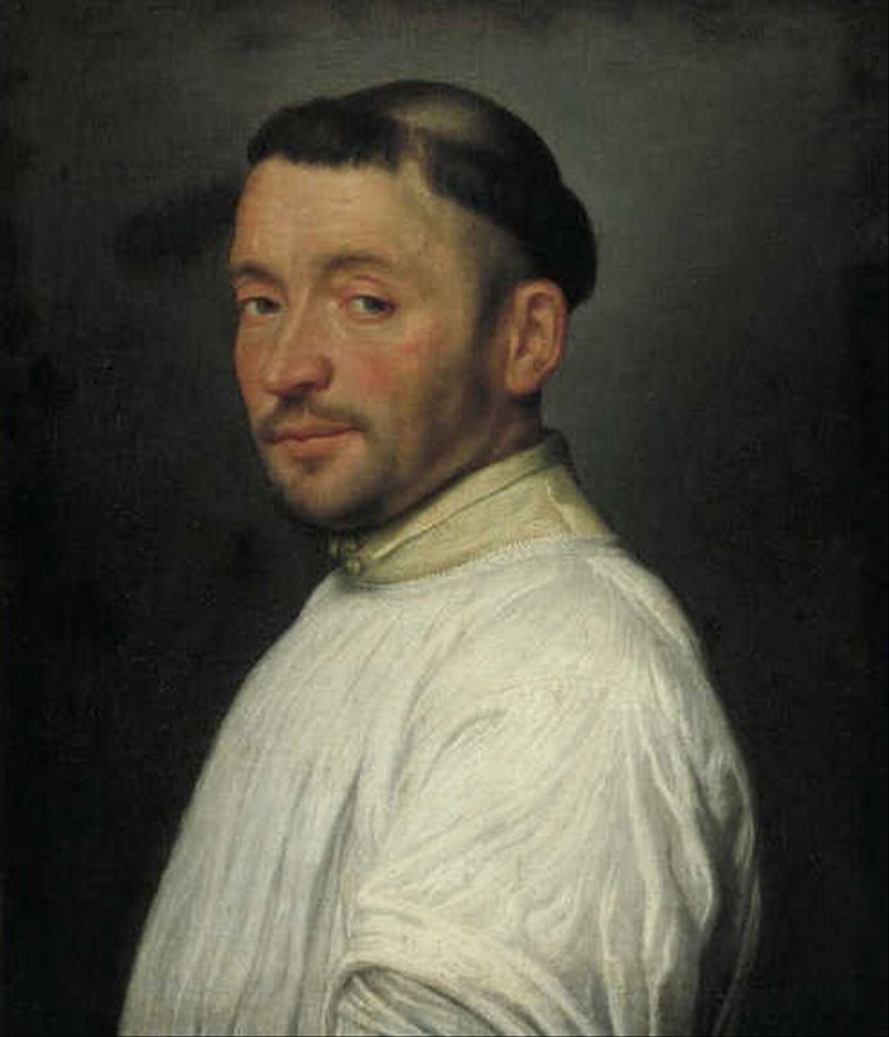 Retrato de un hermano camaldulense - Giovanni Battista Moroni