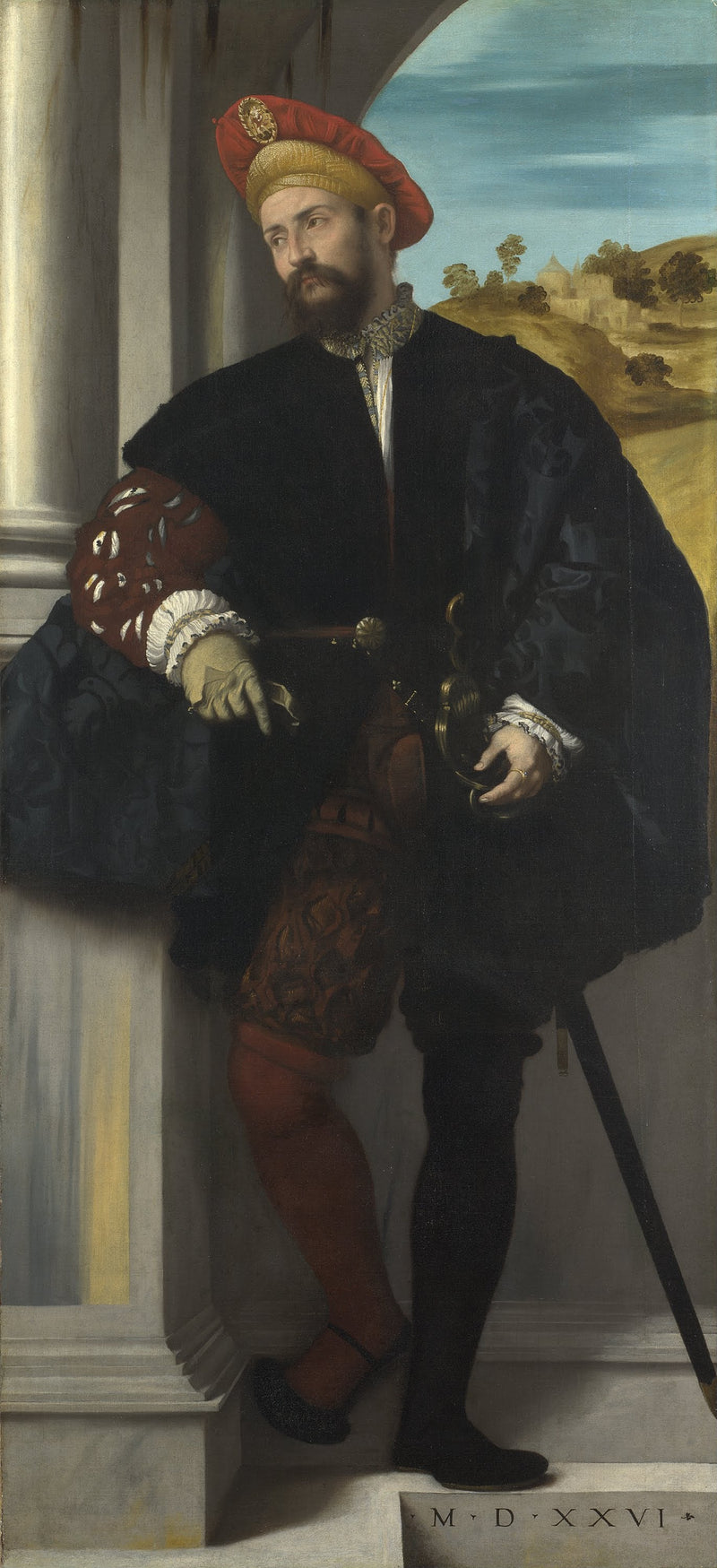 Retrato de un caballero - Alessandro Bonvicino