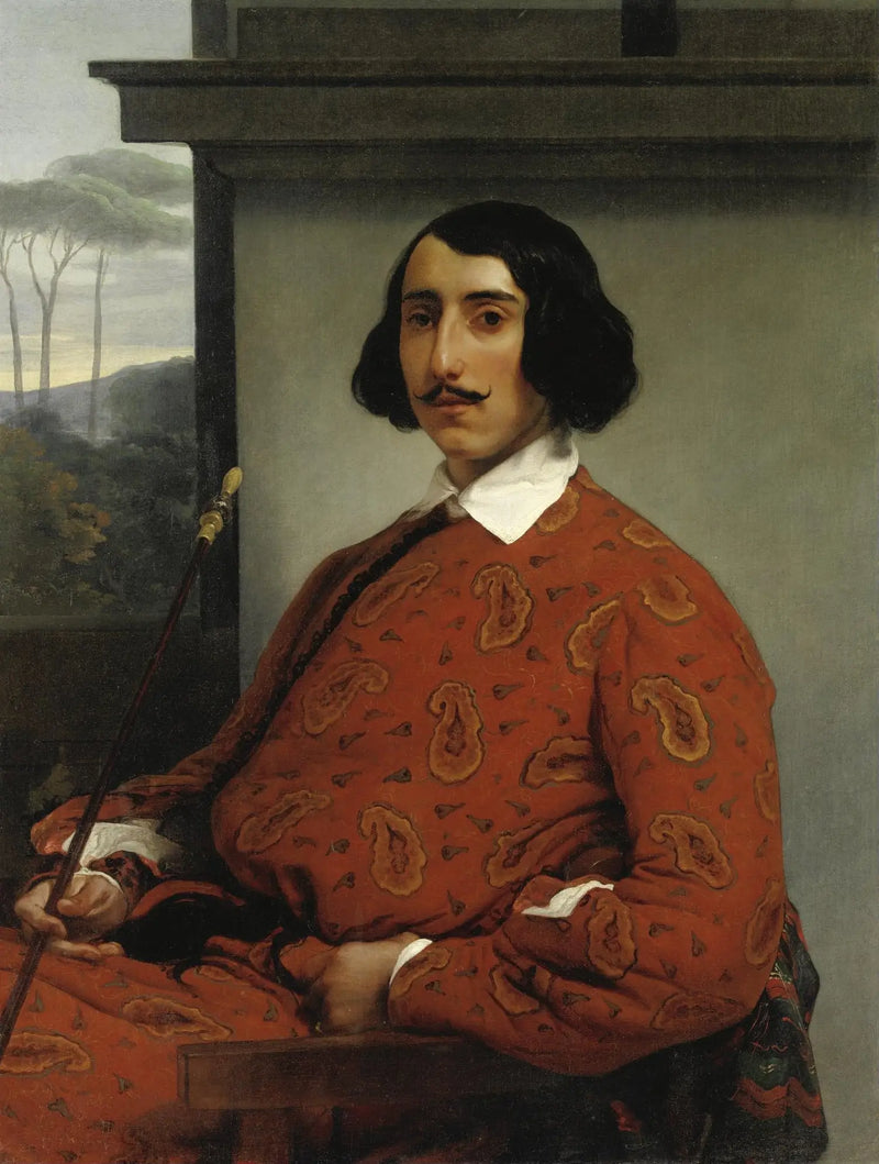 Retrato de un caballero (duque Manolo Nuñez Falcò) - Francesco Hayez