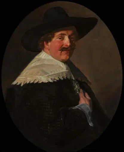 Retrato de un hombre sentado - Frans Hals