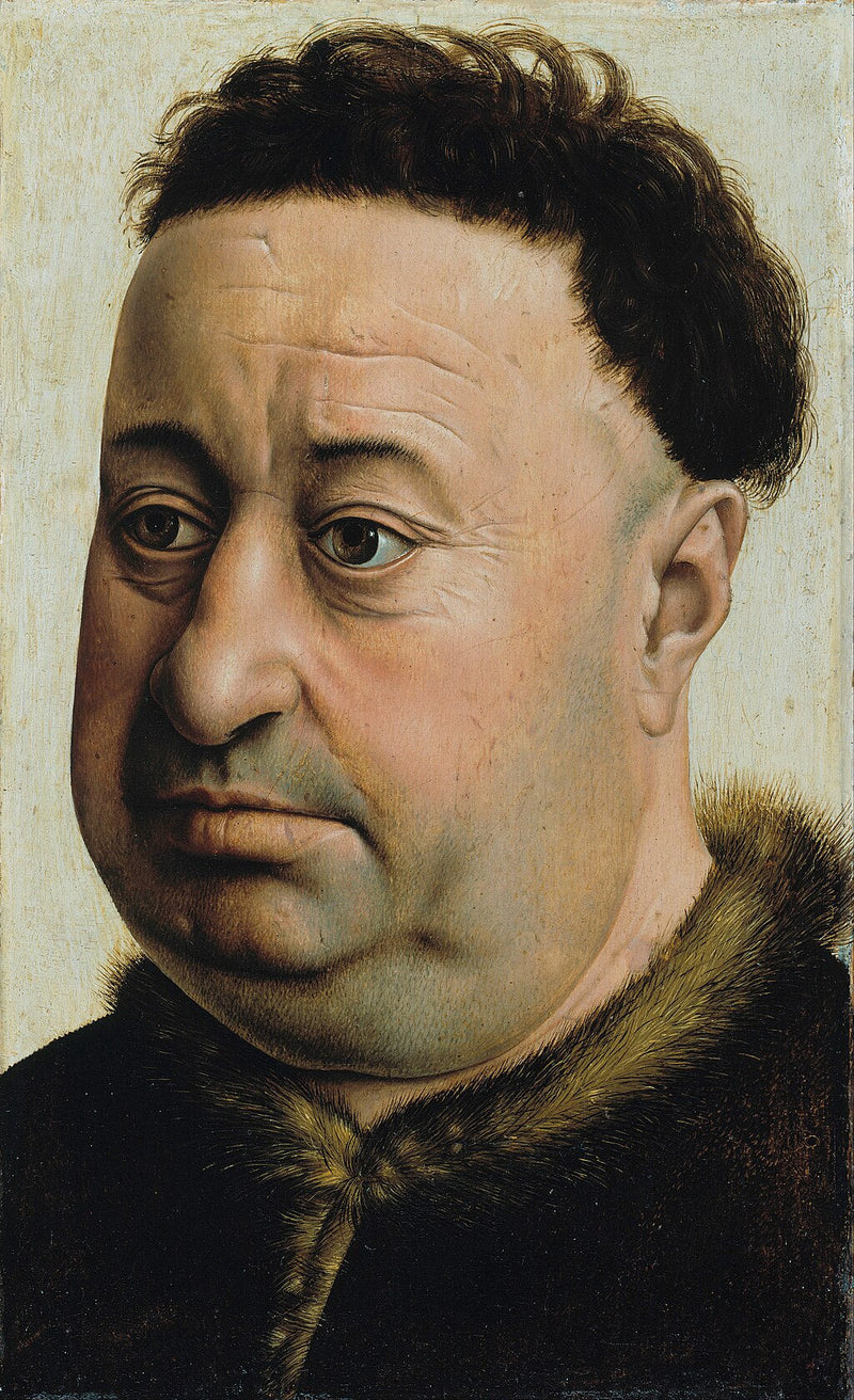Retrato de un hombre corpulento - Robert Campin